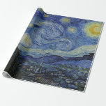 Starry Night av Vincent Van Gogh Presentpapper<br><div class="desc">Vincent Van Gogh - firande i konstens befälhavare</div>