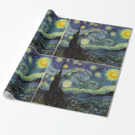 Starry Night av Vincent van Gogh. Presentpapper