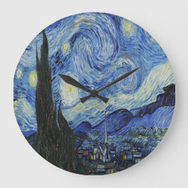 Starry Night av Vincent Van Gogh Stor Klocka