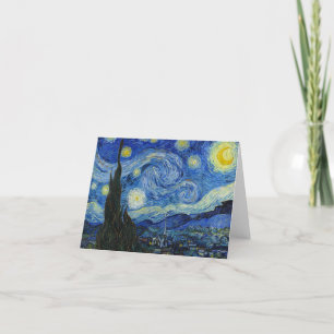 Starry Night av Vincent van Gogh Tack Kort