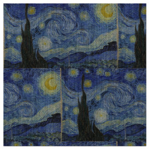 Starry Night av Vincent Van Gogh Tyg