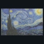 Starry Night av Vincent Van Gogh Tyg<br><div class="desc">En av de mest berömd målningarna av Vincent Van Gogh. Starry Night är en vacker blå olja på målarduk av Van Gogh och det här är den högsta tillgängliga kvaliteten på Zazzle så att du kan förvänta dig högkvalitativa utskriftsresultat. Finns på många olika presenter, elektroniska caseser, utskrifter och mycket annat!...</div>