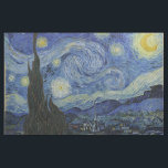 Starry Night av Vincent Van Gogh Tyg<br><div class="desc">En av de mest berömd målningarna av Vincent Van Gogh. Starry Night är en vacker blå olja på målarduk av Van Gogh och det här är den högsta tillgängliga kvaliteten på Zazzle så att du kan förvänta dig högkvalitativa utskriftsresultat. Finns på många olika presenter, elektroniska caseser, utskrifter och mycket annat!...</div>