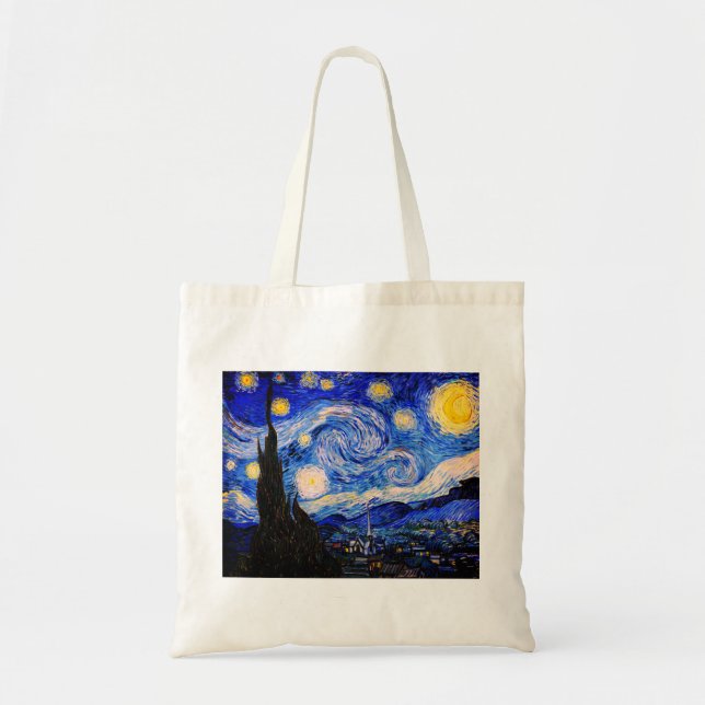 Starry Night av Vincent Van Gogh Tygkasse (Framsidan)