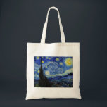 Starry Night av Vincent Van Gogh Tygkasse<br><div class="desc">Starry Night av Vincent Van Gogh som målar mästerverk konst bra impressionism som målar ett färg vackert,  vackert landskapslandskap konst efter dekoration</div>