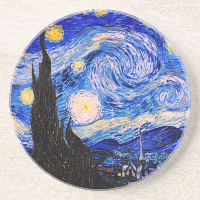 Starry Night av Vincent Van Gogh Underlägg (Framsidan)