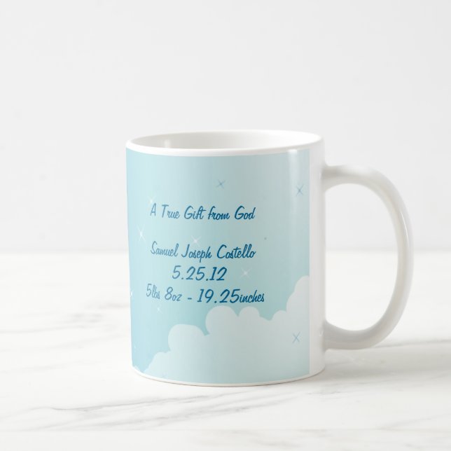 Starry Night Baby Photo Collage Mugg (Höger)