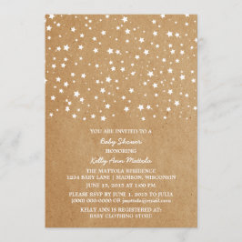 Starry Night Baby Shower Inbjudan