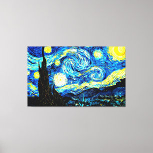 Starry Night, berömd-målning av Vincent van Gogh Canvastryck