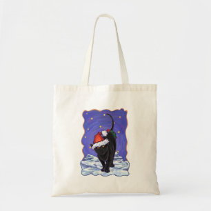 Starry Night Black Cat-jul Tygkasse