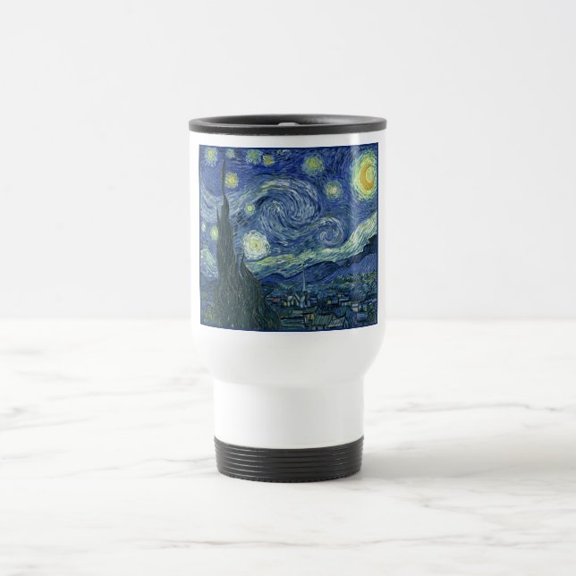 Starry Night, Blue Fransk Stars, Vincent Van Gogh Resemugg (Center)