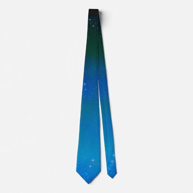 Starry Night Blue Galaxy Himlar Slips (Framsida)