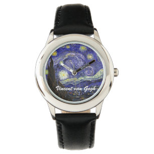 Starry night bra art killarna tittar. armbandsur