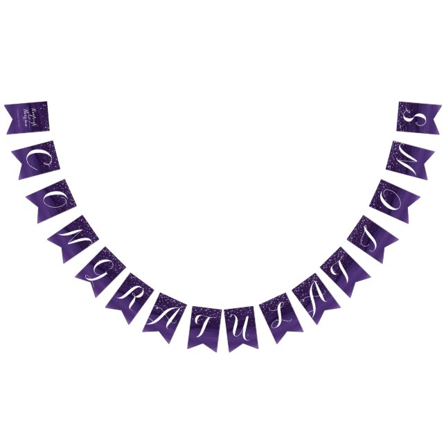 Starry night bröllop grattis buntning vimplar (Alla)