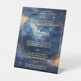 Starry Night Bröllop Menu