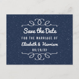 Starry Night Bröllop spara datum Meddelande Vykort