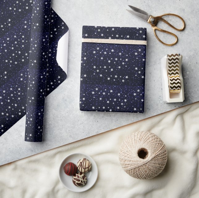 Starry Night Bröllop Wrapping Papper Presentpapper (Hantverk)