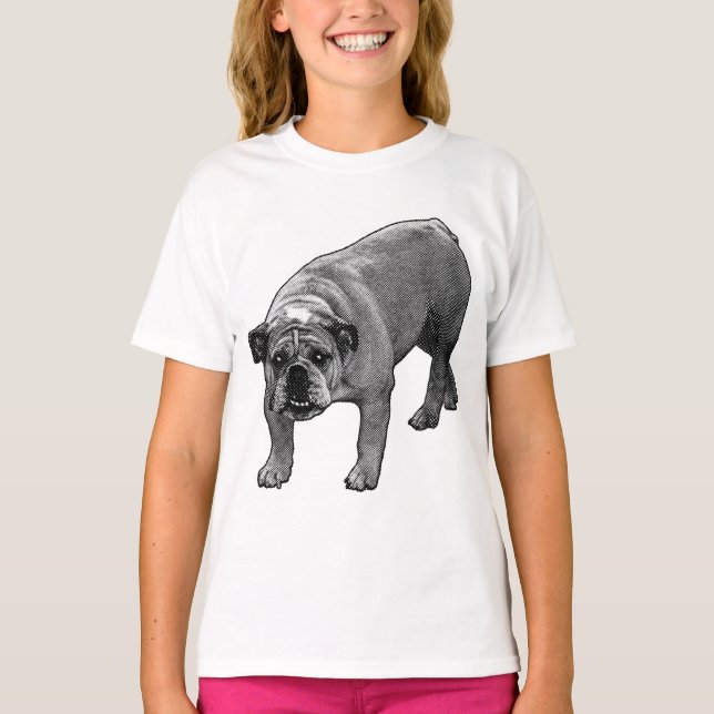 Starry Night Bulldog Tee (Framsida)
