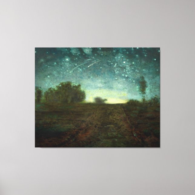 Starry Night by Jean-François Millet (ca 1850-65) Canvastryck (Framsida)