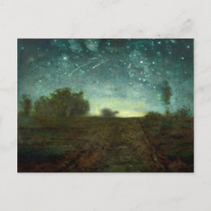 Starry Night by Jean-François Millet (ca 1850-65) Vykort
