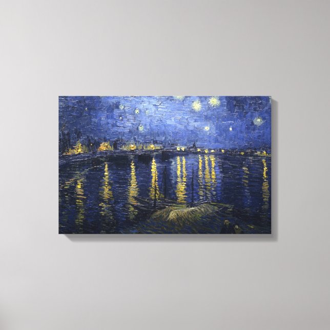 Starry Night by van Gogh Canvastryck (Framsida)