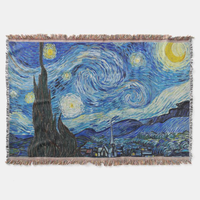 Starry Night by Van Gogh, Filt (Framsidan)