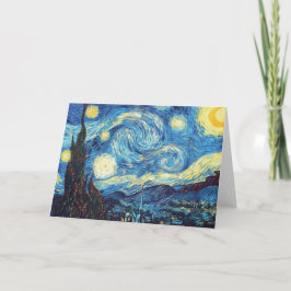 Starry Night by Van Gogh, Fine Art, Card Kort