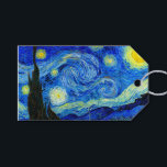 Starry Night by Van Gogh Fine Art Presentetikett<br><div class="desc">Vincent van Gogh - Starry Natt målade på St Remy,  Frankrike 1889. Märkre för konstgjord anpassade till vilken tillfälle som helst.</div>