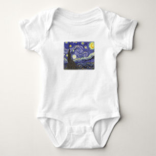 Starry Night by Van Gogh Infant creeper Tee Shirt