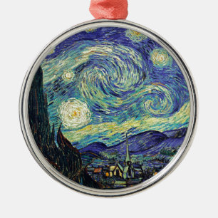 Starry Night by van Gogh Julgransprydnad Metall
