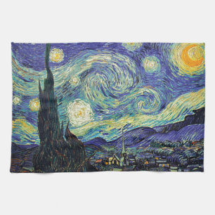 Starry Night by van Gogh Kökshandduk