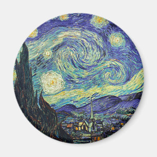 Starry Night by van Gogh Magnet