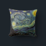 Starry Night by van Gogh Pillow Kudde<br><div class="desc">Från gruvarbetarlampan Nuenen till den som han placerade på sin fönstersida efter scenen med Gauguin; från kvällsstjärnan noterade han 1875 i Corot Olive Orchard till brev i augusti 1888 till sin bror, där han sade: "En dag eller annan kommer du att se en bild av själva huset badas i solljus,...</div>