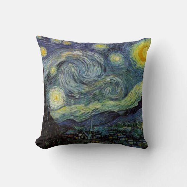 Starry Night by van Gogh Pillow Kudde (Framsida)
