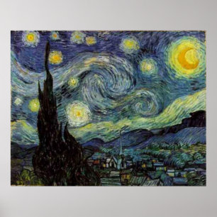 Starry Night by van Gogh Poster