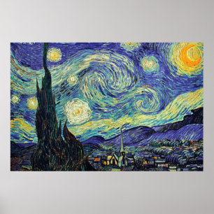 Starry Night by van Gogh Poster