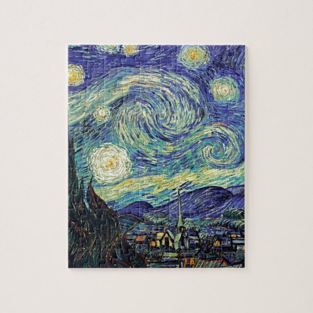 Starry Night by van Gogh Pussel (Vertikal)