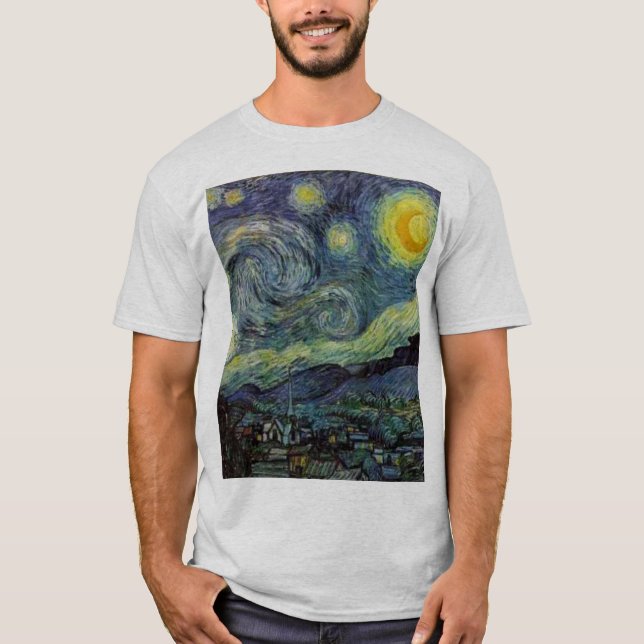 Starry Night by van Gogh T Shirt (Framsida)