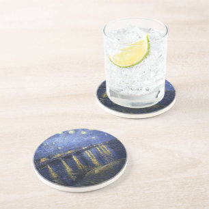 Starry Night by van Gogh Underlägg Sandsten
