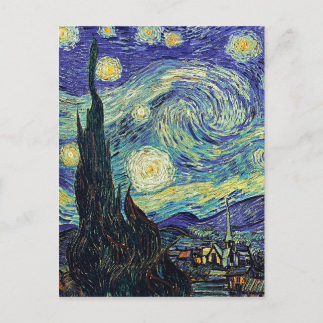 Starry Night by van Gogh Vykort (Framsida)