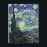 Starry Night by van Gogh Vykort<br><div class="desc">En perfekt som fungerar i företag eller i ditt privatliv. En enkel,  minimalistisk perfekt. Bara för dig.</div>