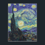 Starry Night by van Gogh Vykort<br><div class="desc">En perfekt som fungerar i företag eller i ditt privatliv. En enkel,  minimalistisk perfekt. Bara för dig.</div>