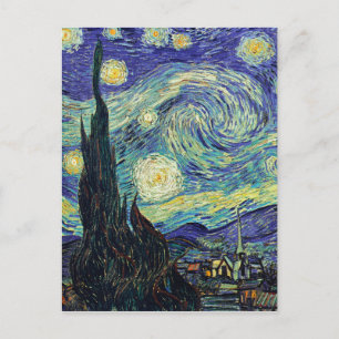 Starry Night by van Gogh Vykort