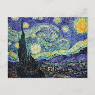 Starry Night by van Gogh Vykort