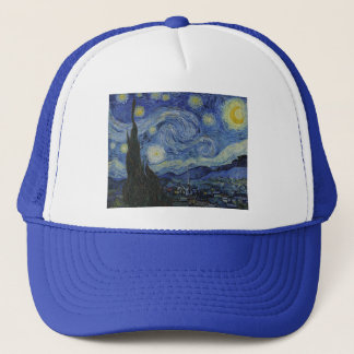 Starry Night by Vincent van Gogh - 1889 Truckerkeps