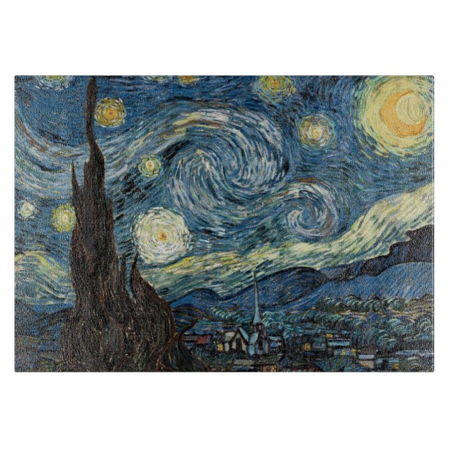 Starry Night by Vincent van Gogh. berömd bra art (Framsidan)