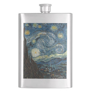 Starry Night by Vincent van Gogh. berömd bra art Fickplunta