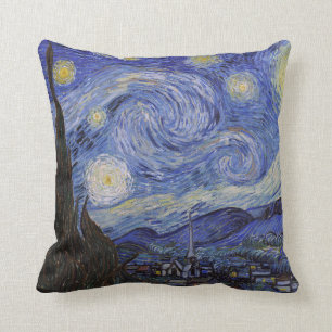 Starry night by Vincent Willem van Gogh-målning Kudde