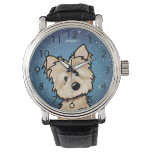 Starry Night Cairn Terrier Wrist Watch Armbandsur