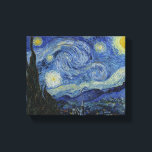Starry Night Canvas Painting av Vincent Van Gogh<br><div class="desc">Vill du lägga till lite färg i rummet? Prova den här hängväggen på Vincent Van Goghs stjärnriärnatt. Vi användor endast högkvalitativa konserveringsmedel, hållbar självhäftande och arkivera bläck för att se till att teckningarna förblir säkra från att smeta, tona och skala. Slutprodukten är ett högkvalitativt utdraget kanvastryck med ett rent utseende...</div>